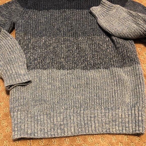 Boys GAP striped cable knit crew neck sweater - Picture 4 of 6